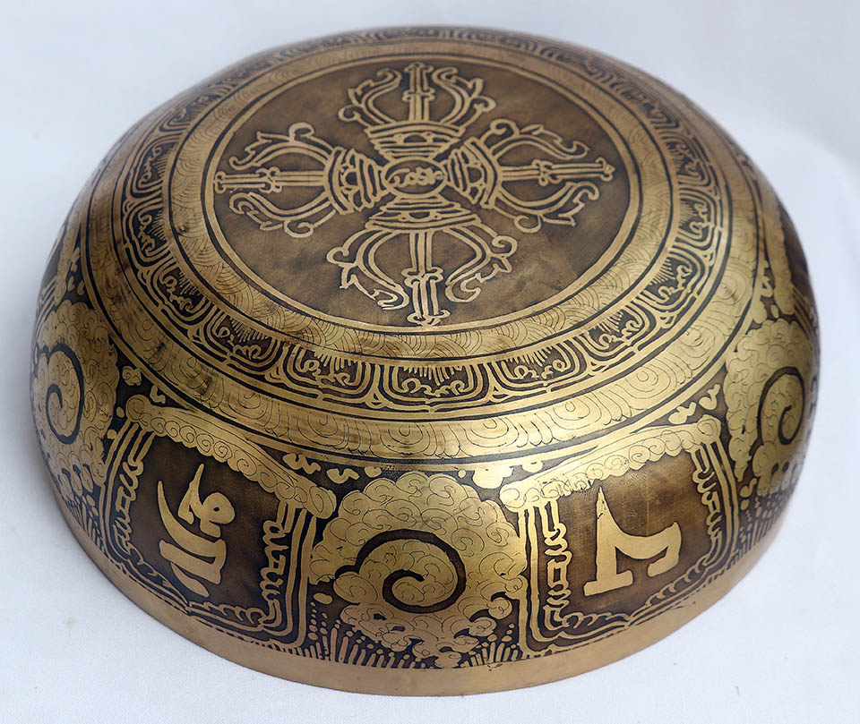 Handmade Jambati Fine Carving Bowl